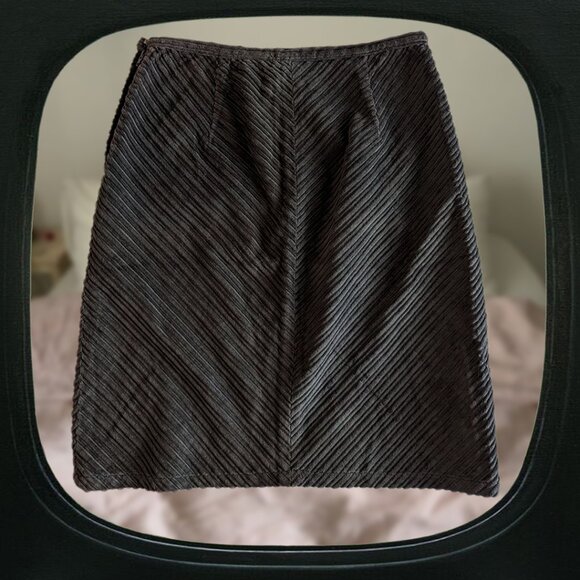 vtg Britches great outdoors grey corduroy skirt - Picture 3 of 4